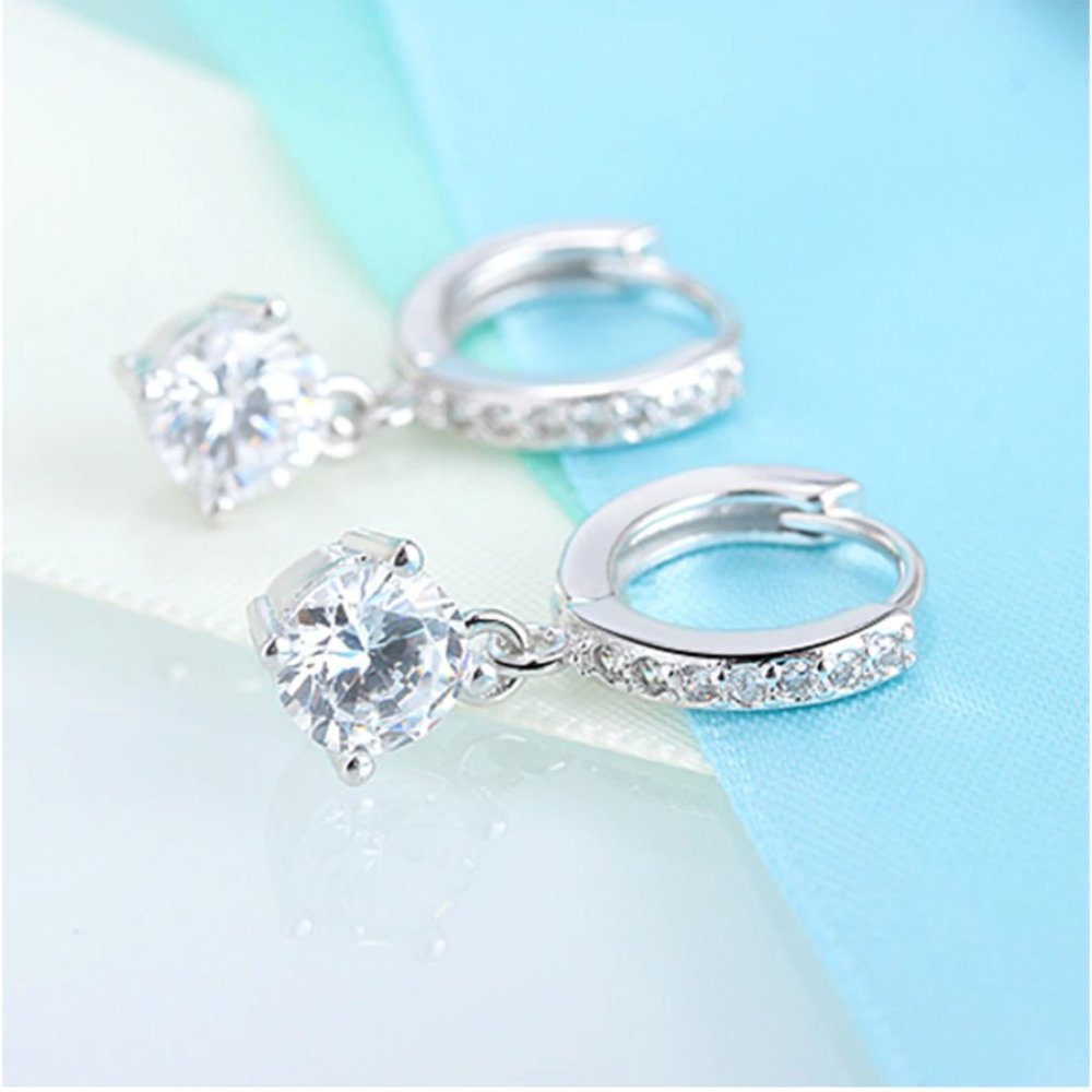 NEW 925 Sterling Silver Drop Earrings - Picture 10 of 12